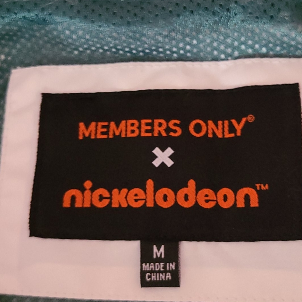 Members Only x Nickelodeon Men Windbreaker M, NWT - Picture 6 of 8